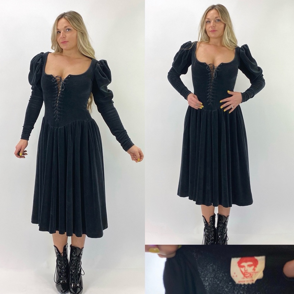 SOLD!!!Vintage Betsey Johnson Punk Label Dress